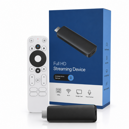 Full HD Streaming Device with Voice Remote for Fast TV Streaming and Entertainment