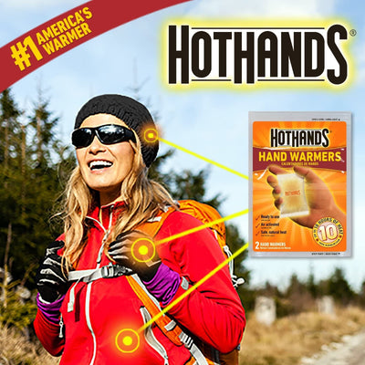  40 Pairs Hand Warmers, Long-Lasting Air-Activated Heat for Up to 10 Hours