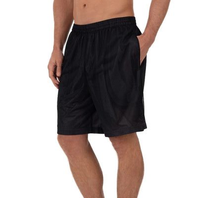 2 Pack Men's 8" Active Grid Mesh Drawstring Shorts