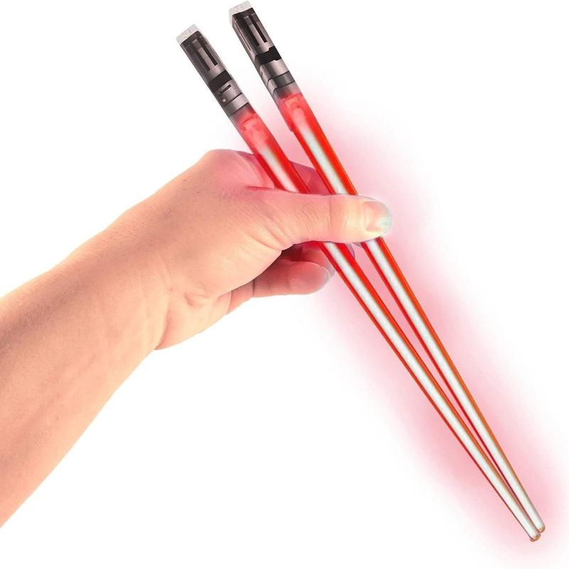 Lightsaber LED Light Up Chopsticks -Darth Red