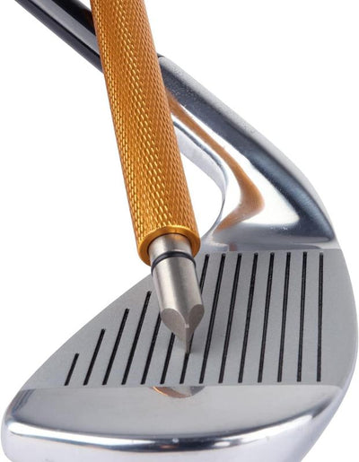 Golf Club Re-Grooving Tool and Cleaner for Wedges & Irons