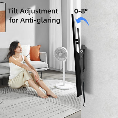  Tilt TV Wall Mount for TVs, Universal Mount with 132lbs Capacity