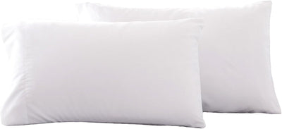 2 Pack Microfiber Queen Pillowcases - Super Soft Envelope Closure - Wrinkle, Fade and Stain Resistant