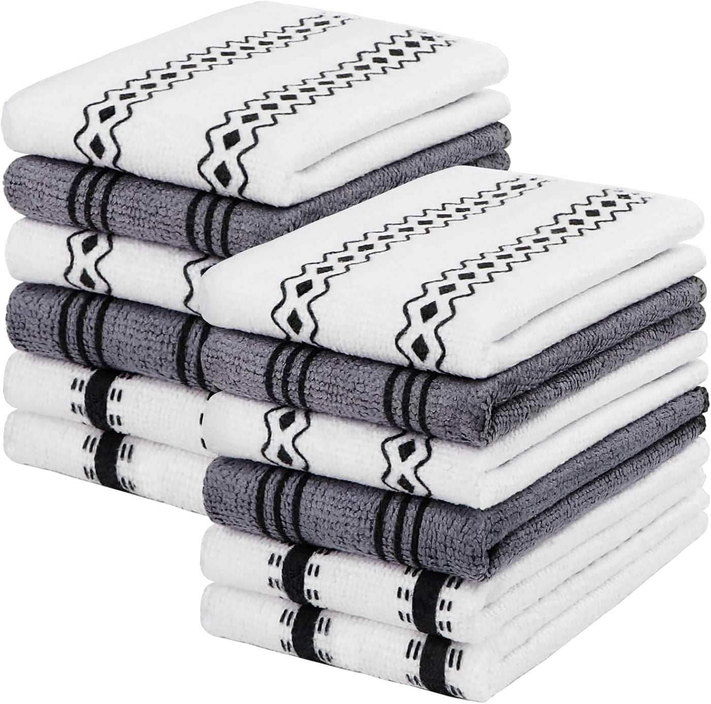 12 Pack Microfiber Cleaning Cloths,11.5"X11.5"