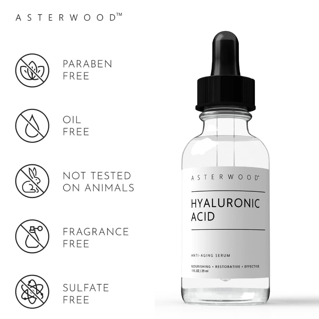 Asterwood Pure Hyaluronic Acid Serum for Face