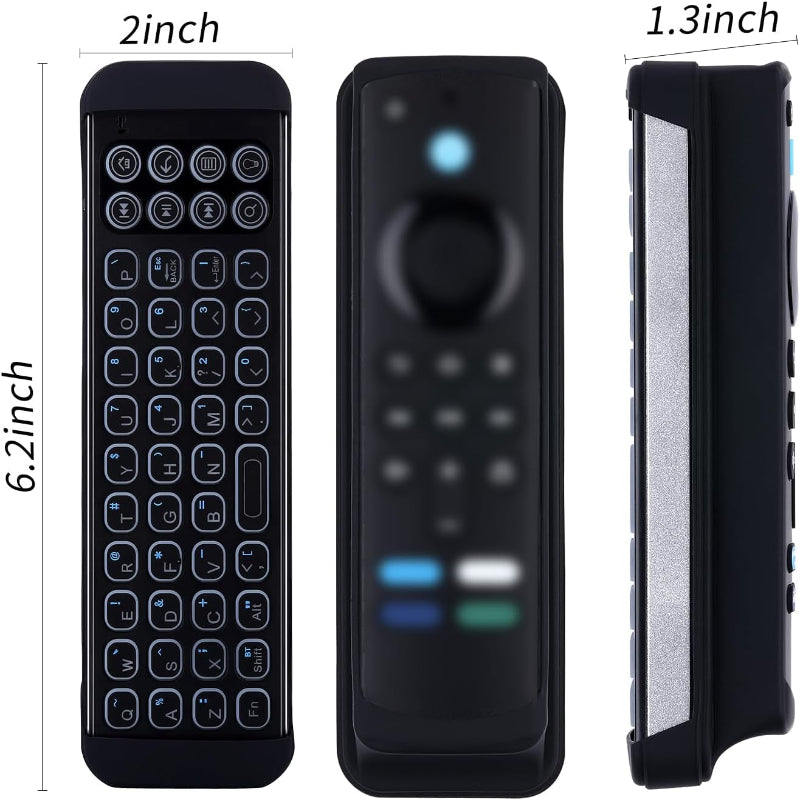 Mini Wireless Keyboard Fire TV Remote Contro for Streaming Players