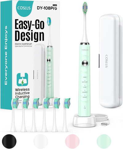 Miri - Electric Rechargeable Toothbrush with Travel Case -5 Modes