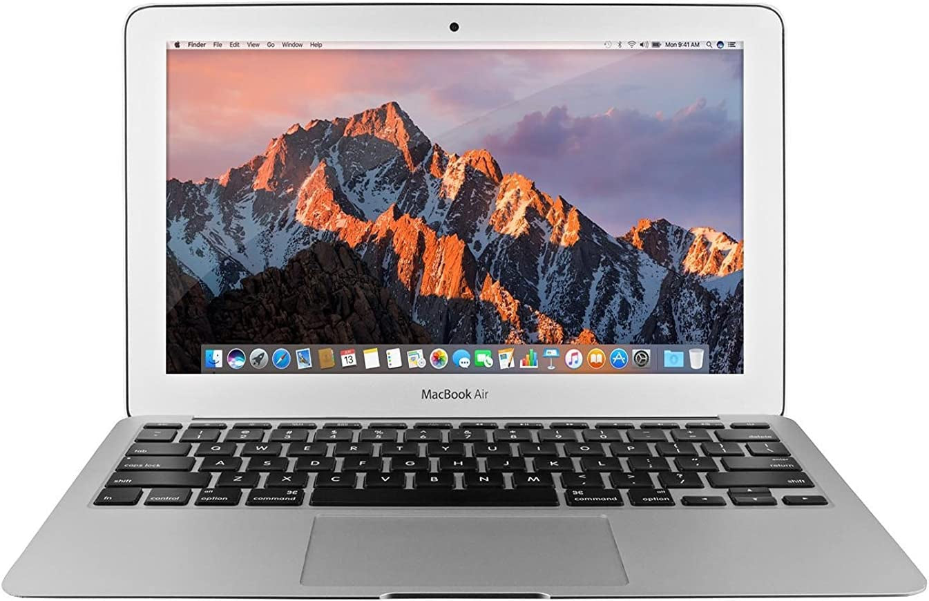 Apple MacBook Air 11.6-Inch Laptop (1.6 GHz Intel Core i5, 128 GB Hard Drive, Integrated Intel HD Graphics 6000, Mac OS X 10.10 Yosemite MJVM2LL/A) (Renewed)