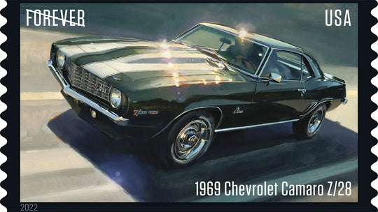 USPS Pony Cars Ford Mustang Forever Stamps - Sheet of 20 First Class Forever Stamps