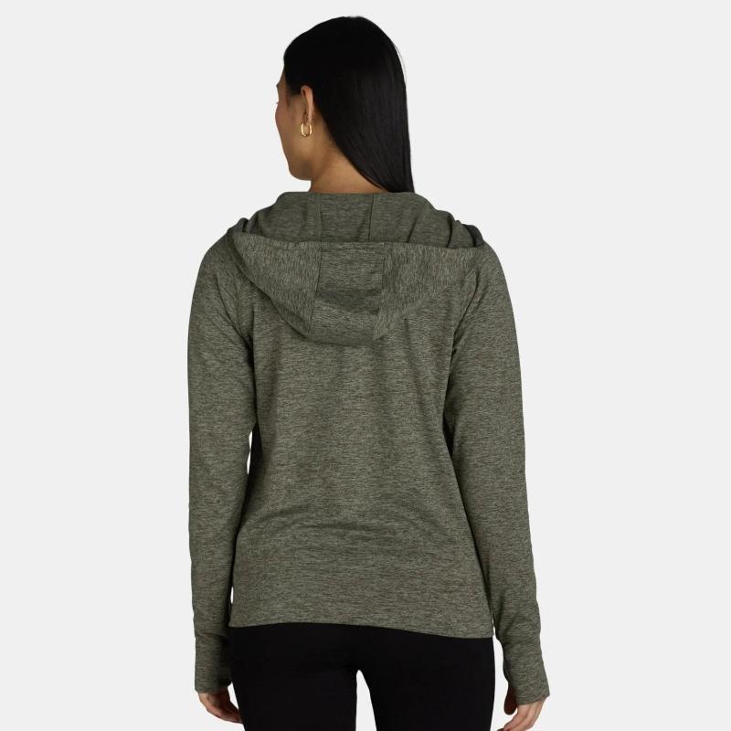 Women’s Zip-Up Hoodie with Long Sleeves, Sizes XS-4X