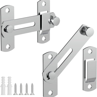 180° Flip Sliding Barn Door Lock for Privacy and Security for Doors and Windows