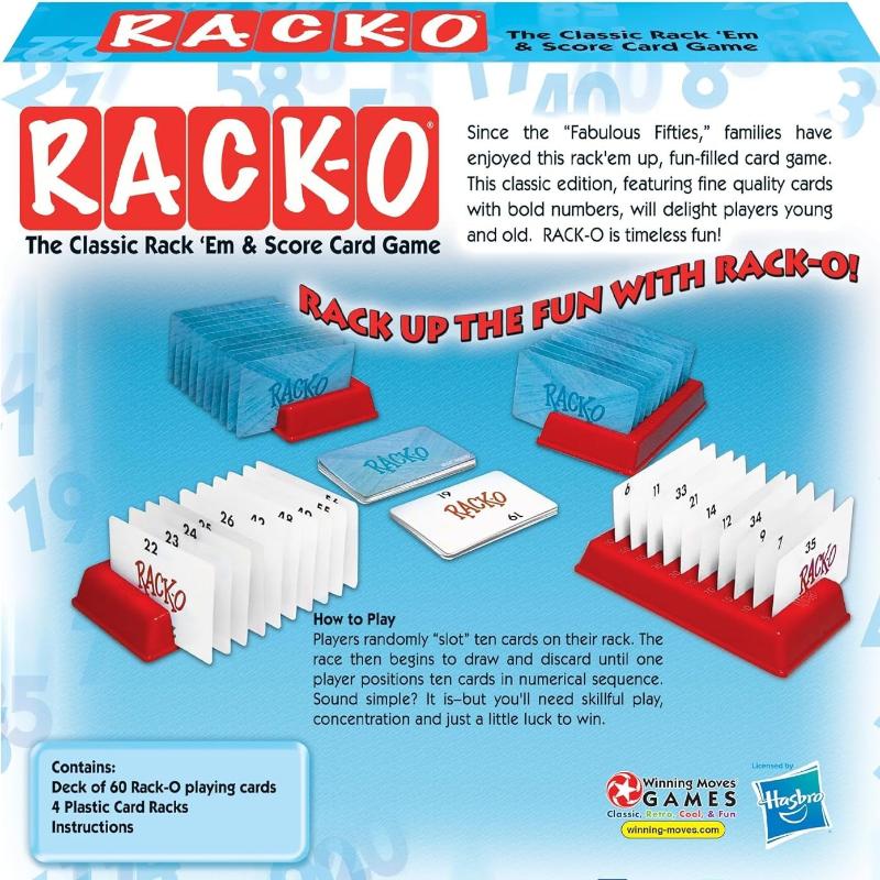 Rack-O Retro Game- Classic Tabletop Game Since The 1950's