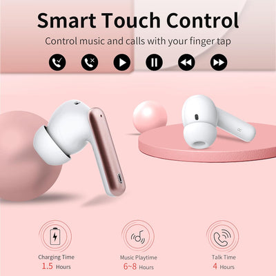 Wireless Earbuds Bluetooth Headphones LED Power Display Earphones with Charging Case Bluetooth 5.3 Hi-Fi Stereo