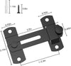 180° Flip Sliding Barn Door Lock for Privacy and Security for Doors and Windows