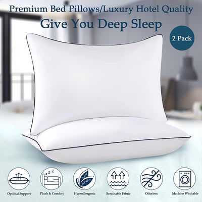 2 Pack Medium Firm Cooling Pillows