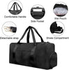Travel Duffel Carry on Bag, Foldable Weekender Bag with Shoes Compartment, Water-Proof & Tear Resistant