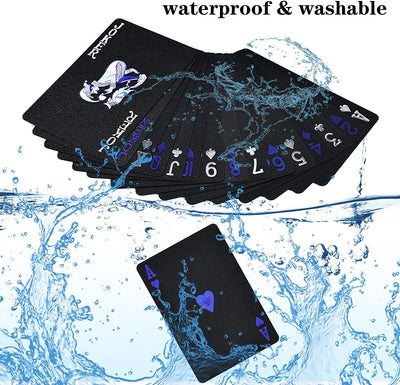 Waterproof Poker Cards with Box Suitable for Pool, Beach, Camping, Party, Family or Friend Card Games