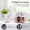 Wireless Earbuds Bluetooth Headphones LED Power Display Earphones with Charging Case Bluetooth 5.3 Hi-Fi Stereo