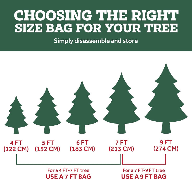  Storage Bag for  Artificial Christmas Tree, Waterproof with Strong Handles