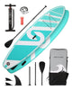 10' Inflatable Paddle Board - Stand up Paddle Board - 6 In.Thick Board, Carry Bag Pump & Accessories