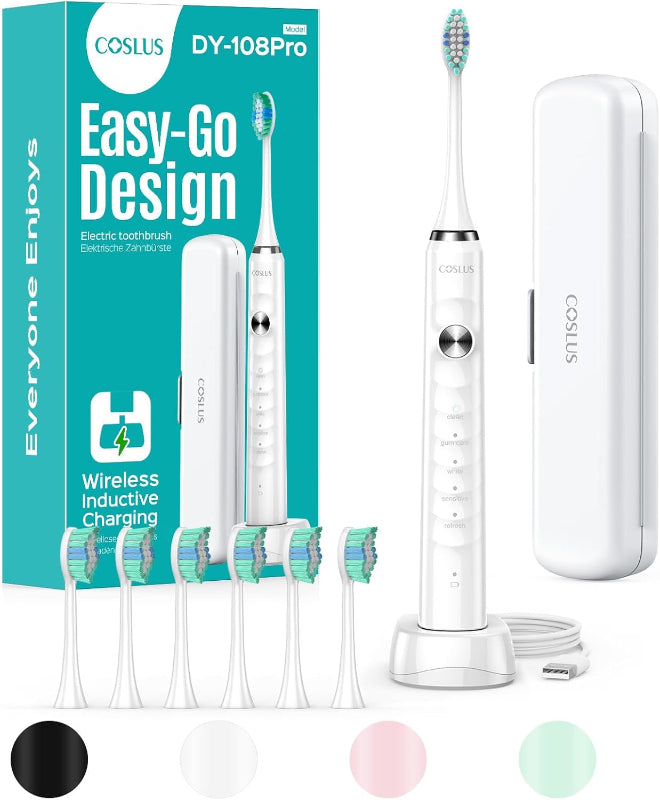 Miri - Electric Rechargeable Toothbrush with Travel Case -5 Modes