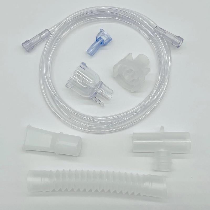 Nebulizer Mouthpiece, Tee, Flex Hose, and 7' Kink Resistant Tubing