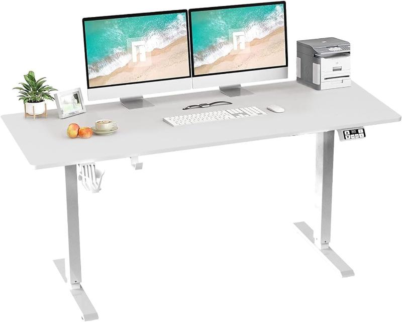 Modern Design 55 Inch Electric Standing Desk with Adjustable Height Sit & Stand