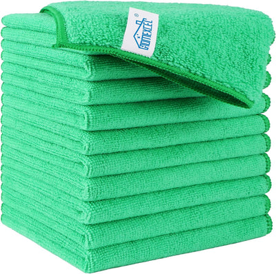 12 Pack Microfiber Cleaning Cloths,11.5"X11.5"