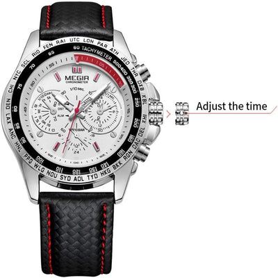 Men's Analog Luminous Quartz Watch with Calendar