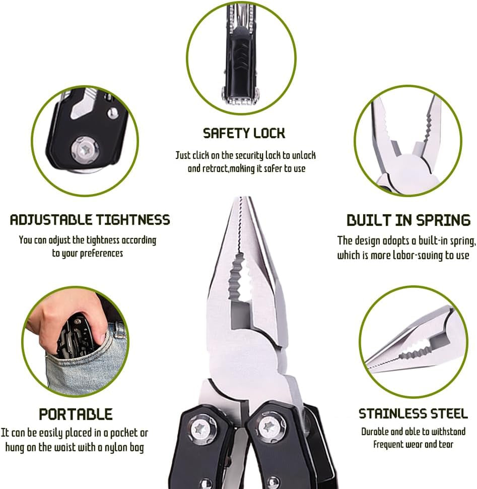 14 in 1 Multitool Pliers Gives One Whistle 