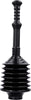 Professional Bellows Accordion Toilet Plunger, High-Pressure Plunge for Clogs