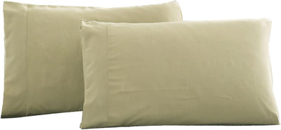 2 Pack Microfiber Queen Pillowcases - Super Soft Envelope Closure - Wrinkle, Fade and Stain Resistant