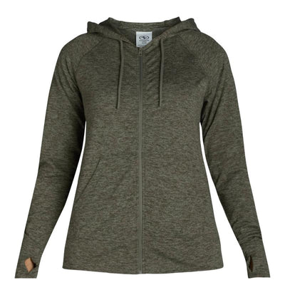 Women’s Zip-Up Hoodie with Long Sleeves, Sizes XS-4X