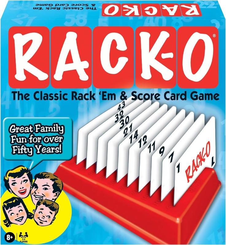 Rack-O Retro Game- Classic Tabletop Game Since The 1950's