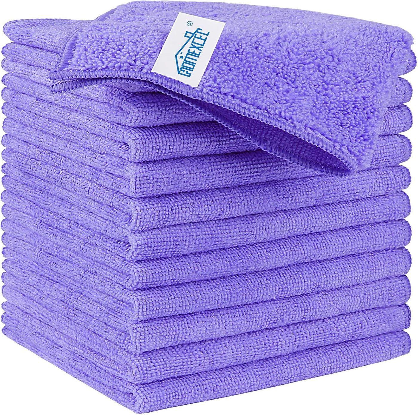 12 Pack Microfiber Cleaning Cloths,11.5"X11.5"