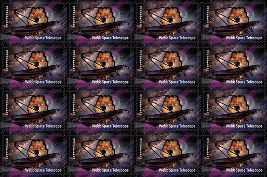 USPS Charles James Webb Space Telescope Forever Stamps - Sheet of 20 Postage Stamps