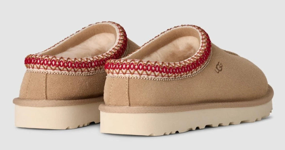UGG Tasman II Slippers - Sand Dark Cherry