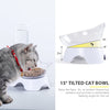Double Dog Cat Bowls Pets Water and Food Bowl Set