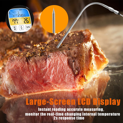 LED Meat Thermometer - Digital Backlight Display