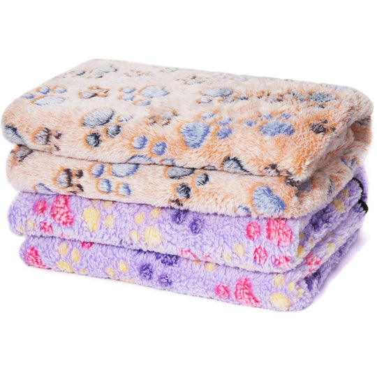 2 Pack Blanket Pet Blanket, Brown