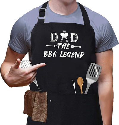  Funny Aprons Kitchen Cooking Apron BBQ Grill Gift for Dad Men Women