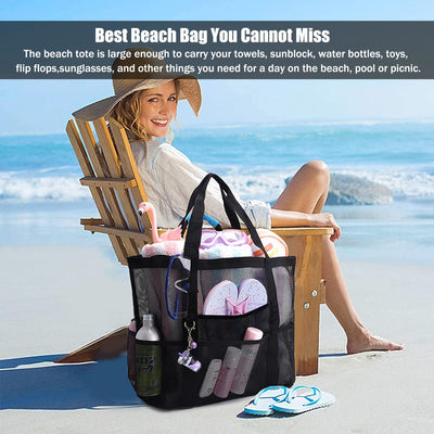  Mesh Beach Tote Bag  XL