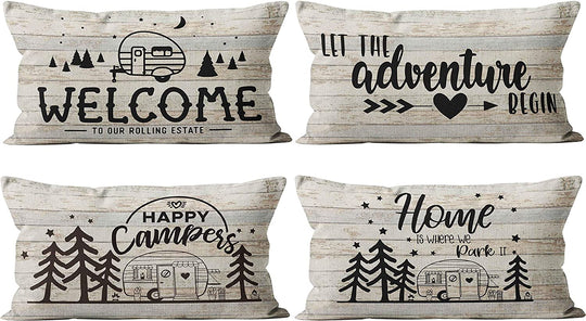 Set of 4 Camping Pillow 