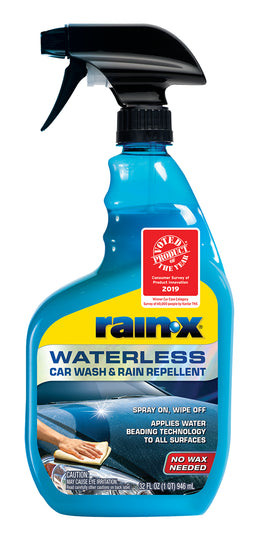 Rain-X Waterless Car Wash & Rain Repellent 32 Fl Oz, - 620100W