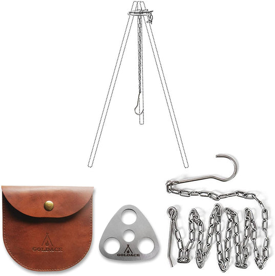 Outdoor Camp Tripod Cooking  Accessories Set 