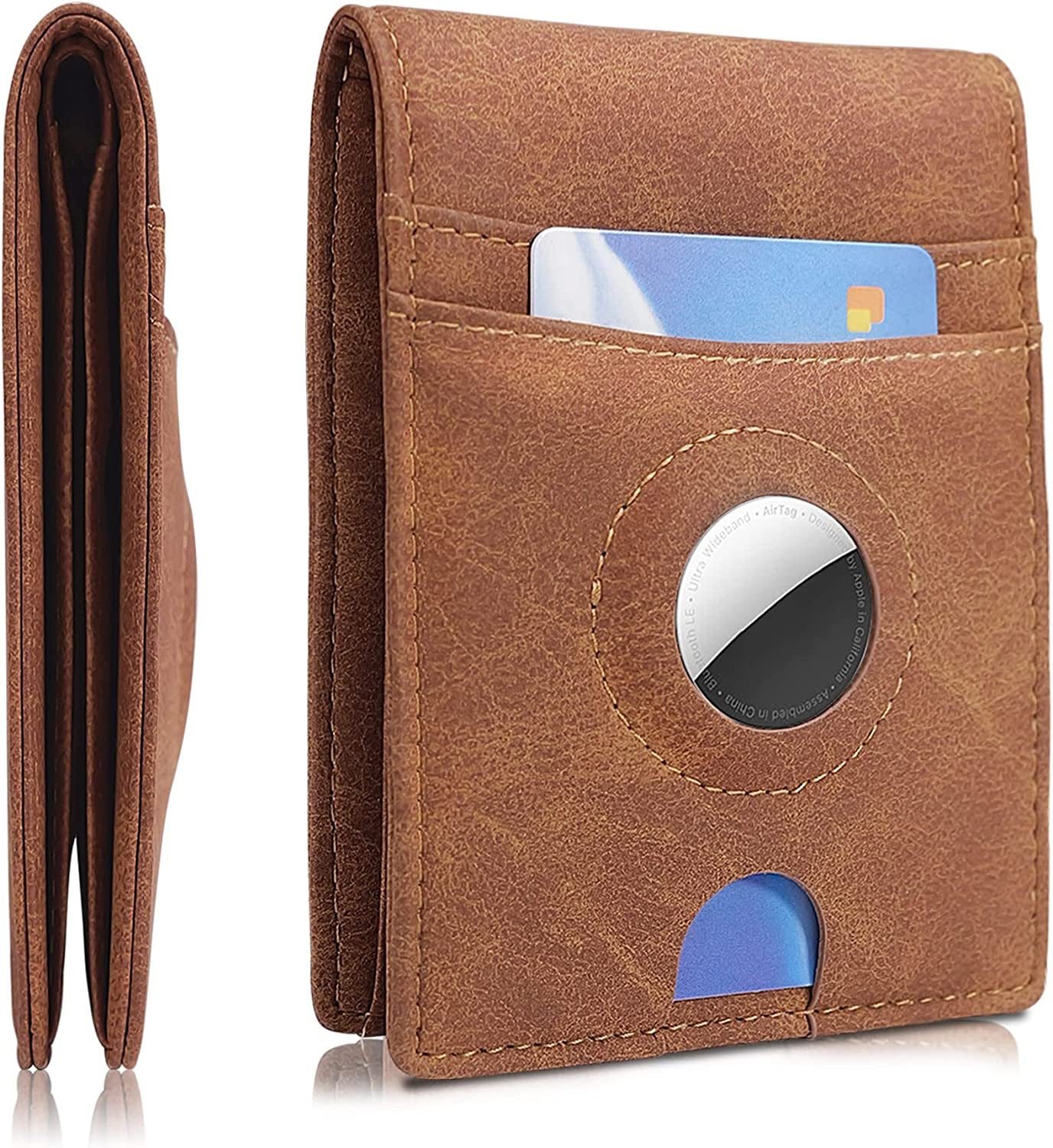 LCG Air Tag* Wallet Slim Bifold Mens Wallet