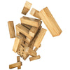 Jumbling Tower Party Game with 48 Wood Blocks, for Families and Kids Ages 8 and Up