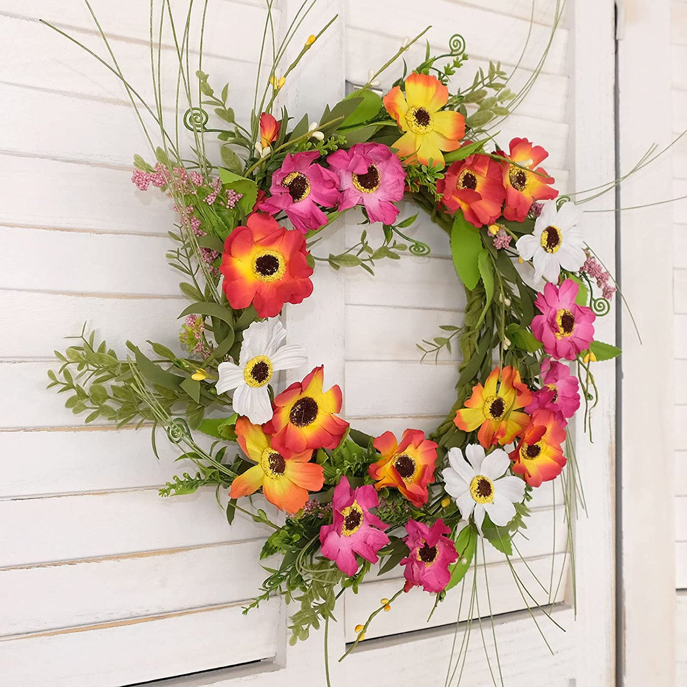 Spring Wreath for Front Door