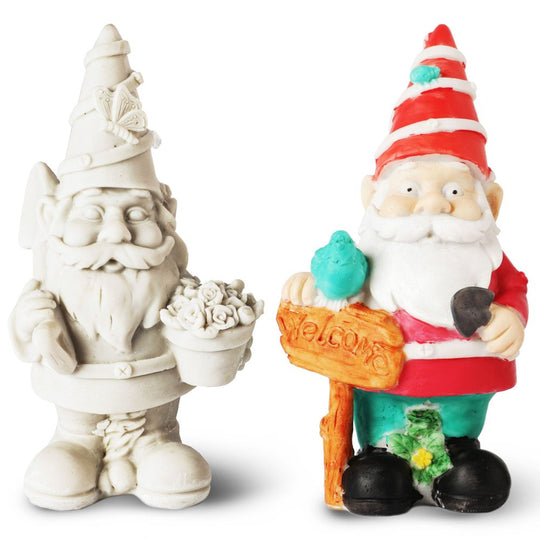2 Pack DIY Paint Your Own Garden Gnome