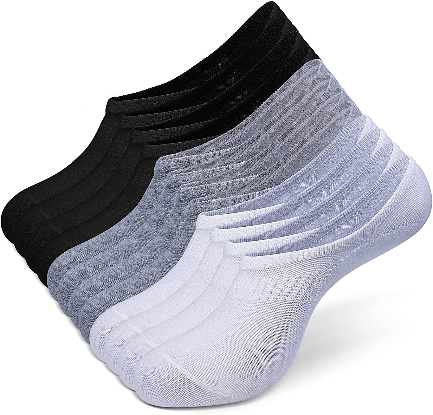 6 Pair Pack Womens No Show Sock